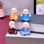 Buddha monks figurines Showpiece set of 4pcs - Nainileaf