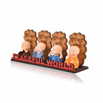 Peaceful World Buddha Monk Showpiece Figurine - Nainileaf