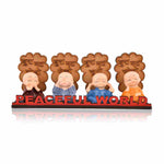 Peaceful World Buddha Monk Showpiece Figurine - Nainileaf