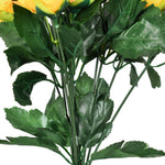 Bloom Light yellow Artificial Flowers - Single Stem - Nainileaf