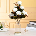 Bloom White Artificial Flowers- Single Stem - Nainileaf