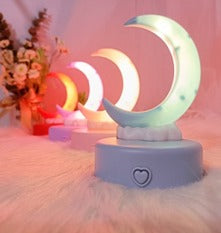 Miniature Frames with LED Light - Moon Shape