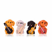 4 Piece Dog Ceramic Showpiece - Nainileaf