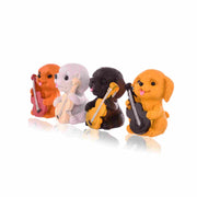 4 Piece Dog Ceramic Showpiece - Nainileaf