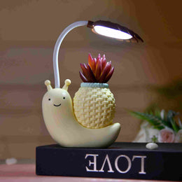 Snail Desk USB Charging Pen Holder Lamp - Nainileaf