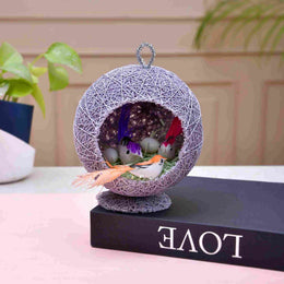 Handmade Multi Colour Sparrows Hanging Nest - Nainileaf