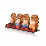 Peaceful World Buddha Monk Showpiece Figurine - Nainileaf
