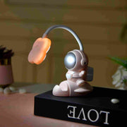 Space Astronaut Theme LED Lamp with Pen Stand - Nainileaf