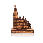 Ram mandir Ayodhya 3D Wood Showpiece 4.5 Inch - Nainileaf