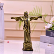 Metal Statue Jesus Christ Showpiece - 18cm - Nainileaf