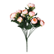 Peony Bloom Light pink Artificial Flowers - Single Stem - Nainileaf