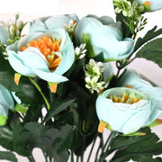 Peony Bloom Artificial Flowers Green - Single Stem - Nainileaf