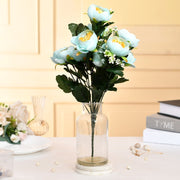 Peony Bloom Artificial Flowers Green - Single Stem - Nainileaf
