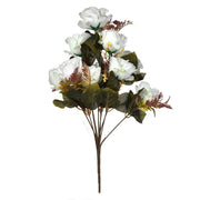 Bloom White Artificial Flowers- Single Stem - Nainileaf