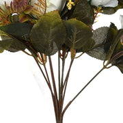 Bloom White Artificial Flowers- Single Stem - Nainileaf