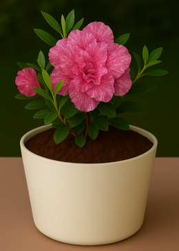 Azalea ‘Pink Super Variegated’ (Bare Rooted) – Vibrant Pink Blooms with Rare Patterns