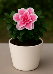 Azalea ‘California Doll Variegated’ (Bare Rooted) – Unique Bi-Color Charm