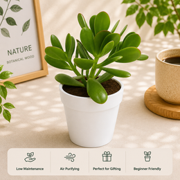 Crassula Ovata Plant (Kuberakshi Plant) - Nainileaf