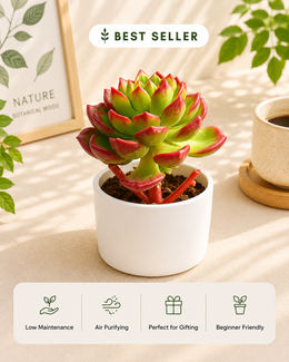 Sedeveria Letizia Succulent Plant - Nainileaf