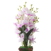 Pink Orchid Artificial Flowers with Pot