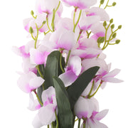Pink Orchid Artificial Flowers with Pot