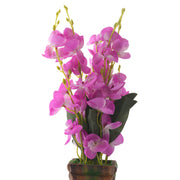 Purple Orchid Artificial Flower Decorative With Pot
