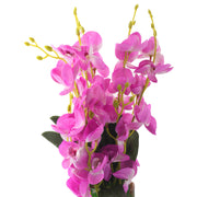 Purple Orchid Artificial Flower Decorative With Pot