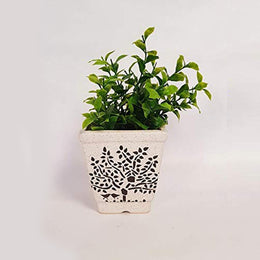Ceramic Tree Design Pot