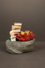 Nainileaf Book Monk Pot (Without Plant) - Nainileaf