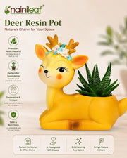 Nainileaf Deer Pot (Without Plant)