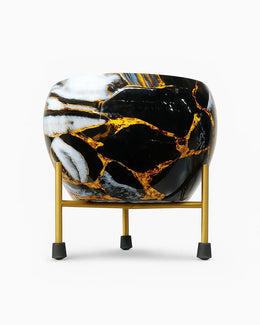 Nainileaf Designer Metallic Pots 3