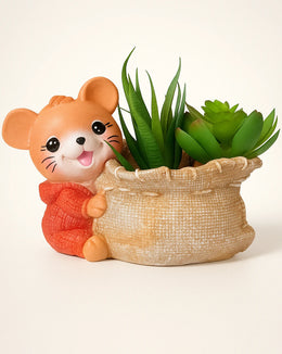 Nainileaf Rabbit Bag Pot (Without Plant)