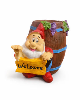 Nainileaf Santa with Basket Raisin Pot