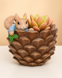 Nainileaf Squirrel raisin pot without plant