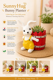 Nainileaf SunnyHug Bunny Resin Planter
