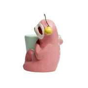 Sloth Bear Ceramic Pot (Dark Pink)