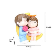 Couple Couple On Moon New blue (1 Pc)
