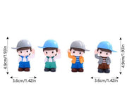 Wave Couple Blue Cap (2 Pc)