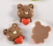 Charms Bear With Heart (1 Pc)