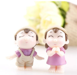 Couple Kissing Kids blue cap(2 Pc)