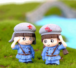 Salute Couple blue(2 Pc)