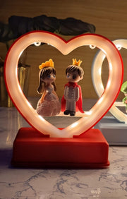 Miniature Frames with LED Light & Music - Heart Shape