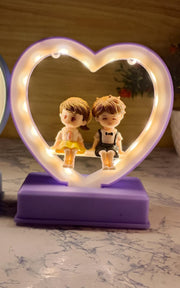 Miniature Frames with LED Light & Music - Heart Shape