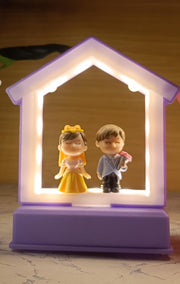 Miniature Frames with LED Light & MUSIC - Hut Shape