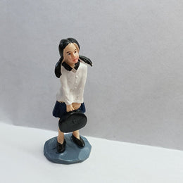 Resin Girl With Office Bag