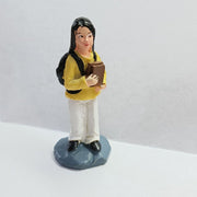 Resin College Girl With Bag