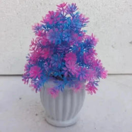 Artificial Blue and Pink Petal Flower - Nainileaf