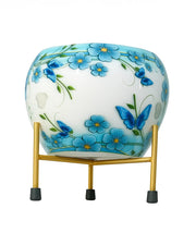 Nainileaf Metallic Designer Pot 4